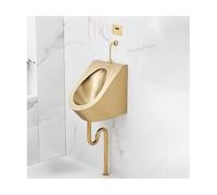 Stainless Steel Urinal for Men,Concealed Sensor Water Saving,Wall Mounted with Drain Pipe, Splash- To Troughs Urinoir sanitaire(Floor Row)