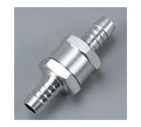 stainless steel valve, 1Pcs Aluminum Alloy Check Valve, 6mm 8mm 10mm 12mm 14mm 16mm One Way Pipe Non Valve For Gasoline Diesel Fuel(6mm) Plumbing Fittings