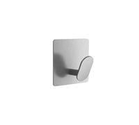 Stainless Steel Wall Hook Bathroom Robe Hooks Adhesive Towel Holder Kitchen Accessories Organizer Multi-Purpose Door Hanger Hook(Silver)