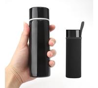 Stainless Steel Water Bottle 150ml Small Capacity Mini Vacuum Insulated Leak Proof Water Bottle For Hot And Cold Drinks Outdoor Work School (Black)