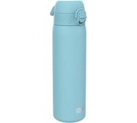 Stainless Steel Water Bottle Lightweight 600ml Non Insulated Leak Proof Easy Open Safe Lock Dishwasher Safe Carry Handle Durable Stainless Steel Alaska Blue