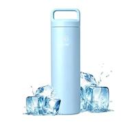 Stainless Steel Water Bottle With Handle | Ice Pack Leak-Proof Cup