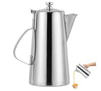 Stainless Steel Water Pitcher, Beverage Jug with Handle