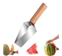 Stainless Steel Watermelon Cutter, 2026 New Triangle Fruit Slicer With Wooden Handle, Diamond-Shaped Slicer Tool for Watermelon, Cantaloupe and More (1 PC)