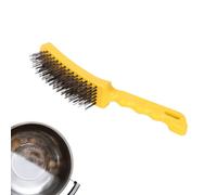 Stainless Steel Wire Brushes - Rust Remover for Kitchen | Heavy Duty Multifunctional Scrubbing Tool, Auto DIY Cleaning Accessory, Dirt Paint Welding Slag Removal, Small Handy Brush Case