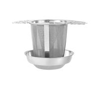 Stainless Tea Infuser Mesh Strainer - Tea Infuser Stepper for Loose Leaf