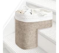 Stair Basket - (38x25x38cm Cotton Material) Rope Laundry Organizer, Versatile Storage Bin with Handles, Durable Staircase Container | Perfect for Clothes Toys Books, Home Living Space Corner Bedroom O
