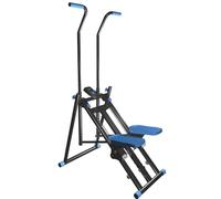 Stair Climber Stepper pour la maison, pliable, réglable en hauteur, appareil de fitness, mini stepper d'appartement, capacité de charge de 150 kg, équipement de sport pour la maison (poignée arrière)