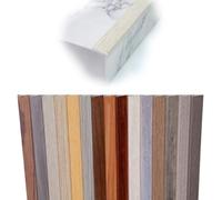 Stair Edging Aluminum Stair Trim 36" 40" 43" 48" 51" 55" 60" Stairs Nose Molding Non-Slip, Step Edge Trim L Shape Edge Protector 20mm Wide(White,L 130CM/51in)