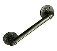 Stair Handrail, Grab Rail Indoor Stairs Railing - Complete Kit. Kindergarten Guardrail Corridor Staircases Banister Hand Rail, Bronze Metal Wrought Iron(5ft/150cm)