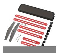 Stair Tool, Tread Jig, 17.13x3.94x2.17 inches, Shelf Layout, Folding Design, Adjustable Arms, Aluminum Alloy Build, Compact Storage Size, for Measurement Accessory Use, Flooring Installation