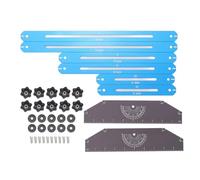 Stair Treads Template, Stair Gauge Measuring Tool, Thickened 4mm Aluminum Alloy Stair Tread Jig with Sliding Rod Design, Accurate Stair Tread Ruler for Home Renovation and Construc