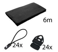 Stairville Stairville Molton 500g/m² Set Black 6x3m