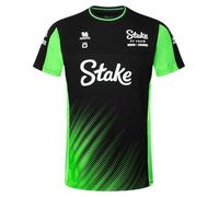 Stake F1 Team Kick Sauber T-shirt officiel, noir et vert fluo, saison 2025, Noir , M