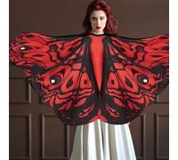 Stakee 1 Ensemble Cape Papillon d'halloween Décorative Costume De Papillon d'halloween pour Carnaval, Festival, Cosplay, Jeu De Rôle Déguisement