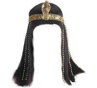 Stakee 1 Ensemble D'accessoires De Costume De Cléopâtre Égyptienne, Perruque De Cléopâtre Égyptienne pour Femmes, Costume Égyptien pour Femmes, Cosplay, Fête d'halloween