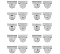 Stakee 10 Paires De Boutons-Pression Magnétiques, Fermoir Magnétique Métallique sans pour Sacs, Fermetures À Pression Magnétiques pour Sacs À Main, Vêtements Loisirs Créatifs.