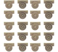 Stakee 10 Paires De Boutons-Pression Magnétiques, Fermoir Magnétique Métallique sans pour Sacs, Fermetures À Pression Magnétiques pour Sacs À Main, Vêtements Loisirs Créatifs.