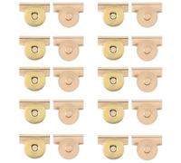 Stakee 10 Paires De Boutons-Pression Magnétiques, Fermoir Magnétique Métallique sans pour Sacs, Fermetures À Pression Magnétiques pour Sacs À Main, Vêtements Loisirs Créatifs.