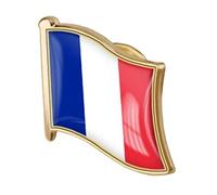 Stakee 1pc République Française Badge Badge Badge Metal Pin Brooch France of Flag Badges Accessoire De Nouveauté Nationale