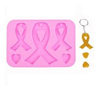 Stakee Aids Cancer Awareness Moule Bow Keches Moule De Résine Moule De Résine Bow Epoxy Silicone Moule De Fabrication D'outils De Fabrication De Silicone