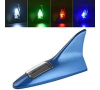 Stakee Aileron de Requin Voyant d'avertissement Voiture aileron de Requin Lampe antenne de Voiture lumière Solaire Voiture Lampe