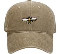 Stakee Casquette De Baseball Brodée Abeille, Style Vintage, Casquette Souple en Coton, Chapeau De Golf Brodé pour Femme