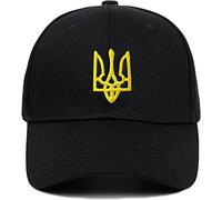 Stakee Casquette de Baseball Ukrainienne Chapeau Brodé Ukrainien Chapeau Emblème National Ukrainien Chapeau Ukraine Réglable pour Hommes Femmes