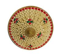 Stakee Chapeau De Bambou Chinois Tissage À Main Bambou Chapeau Bambou Conical Bambou Bambou Hatte De Rotin Accessoires De Danse Asiatique