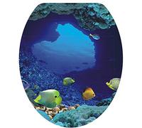 Stakee Couvercle De Toilette Autocollant De du Monde De Toilette Séraire De Toilette Imperméable Couvercle De Siège De Toilette Autocollant De Toilette Amovible