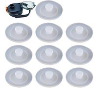 Stakee Lot de 10 Bouchons De Couvercle De Bouteille D' en Silicone Anti-Fuite, Œillets De Trou De Paille en Silicone, Bouchons Anti-poussière, Capuchon Protecteur