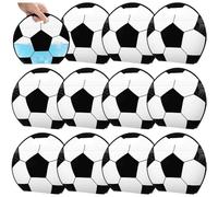 Stakee Lot de 12 Sacs Cadeaux sur Le Thème du Football, avec Poignées, Réutilisables Scellés, Parfaits pour Les Fêtes, Les Goûters, Les Bonbons Autres Friandises.
