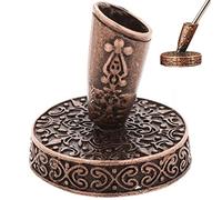 Stakee Porte-Stylo À Plumes Vintage Vintage Round Habinet Insertion Insertion Feather Stra Stand Metal Pen Stand pour Les Fournitures De Bureau