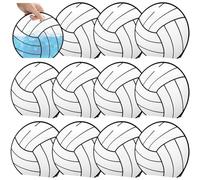 Stakee Sachets Cadeaux De Volley-Ball (12 Pièces) avec Poignées, Réutilisables Scellés, Parfaits pour Les Fêtes Les Événements Sportifs. Idéal pour Les Friandises, Les Goûters Les Bonbons.