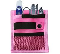 Stakee Sacs De Stylo Infirmier 4-en-1 Insérer Des Sacs De Stylo À Résidence À L'épreuve des Fuites De Poche Rose Coton Fermeture Éclair Pochette D'infirmière Pochette Médicale