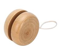 Stakee Yo-yo Classique en Bois - Yoyo Portable Robuste - Pour Enfants - Marron - 5 cm - Débutant - Unisexe