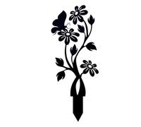 Stakes De Jardin en Métal Vintage À L'épreuve De Rouille Adaptés Pelouses Extérieures Décoration Cour Et Lit Fleurs Aménagement Paysager avec Décorations Jardin en Métal d'art Fer