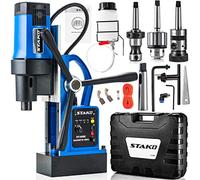 STAKO Perceuse magnétique 1800 W ST-28RE Ø max. 165 mm - Force magnétique 16500 N - Carotteuse portable Weldon 19 mm et mandrin 3-16 mm