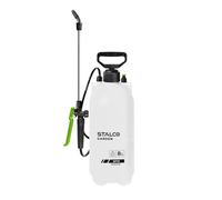 STALCO GARDEN STR Pulvérisateur à main 8 l, lance télescopique réglable en acier inoxydable, valve de sécurité, tuyau de 1,5 m, sangle de transport, pulvérisateur de jardin pour la protection des