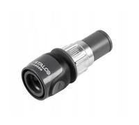 Stalco Garden XTR Raccord rapide 3/4" sans fonction stop - Raccord de tuyau de passage en aluminium, ABS et TPR, compatible Uni Fit