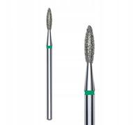 STALEKS Coupe-diamant flamme 2,1 x 8 mm, vert