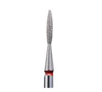 STALEKS diamant flamme 1,4*8mm, rouge