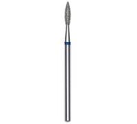 Staleks - Embout Diamant Flamme Pointue Bleu Diamètre 2,1mm