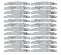 Staleks Expert NFE-40-150/180-25 Lot de 25 limes à ongles demi-lune double face Grain 150/180 g Couche fine de mousse
