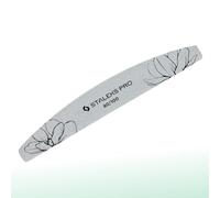 Staleks Expert ST-NFE-40-80/100-25 Lot de 25 limes à ongles demi-lune double face Grain 80/100 g Couche fine de mousse