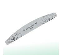 Staleks Expert ST-NFE-40-80/80-25 Lot de 25 limes à ongles demi-lune double face Grain 80/80 g Couche fine de mousse