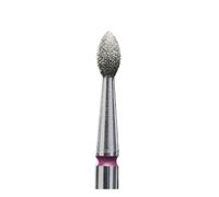 STALEKS Fraise diamantée olive 2,5*4,5mm, rouge