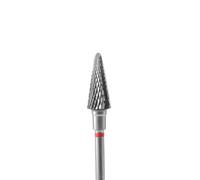 STALEKS Fraise en métal dur Pro - Tige conique (coupe croisée petite) - Kit pour manucure et pédicure - Kit de ponçage pour ponceuses électriques - Embout de clou (FT71R060/14)