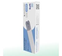 Staleks Lime à Ongles Jetable PapmAm Blanc PapmAm Manucure Pédicure Lime à Ongles sur une Base en Bois Expert 22 Grain 180 (25pcs)