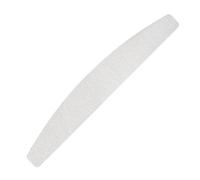 Staleks Lot de 30 limes jetables blanches pour limes à ongles en forme de croissant - Grain 150